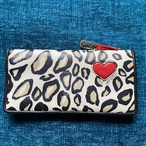 Brighton Leopard Print Wallet- Rare